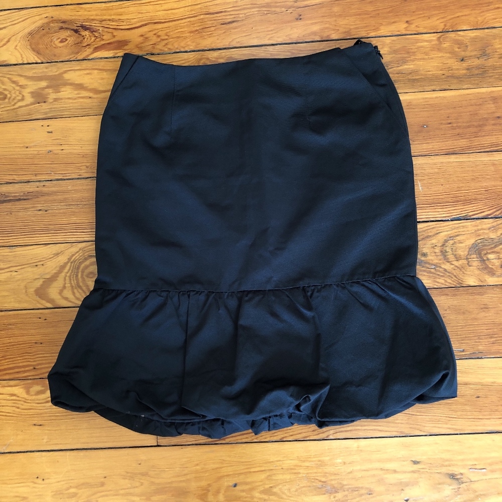 Club Monaco Black Bubble Knee-length skirt